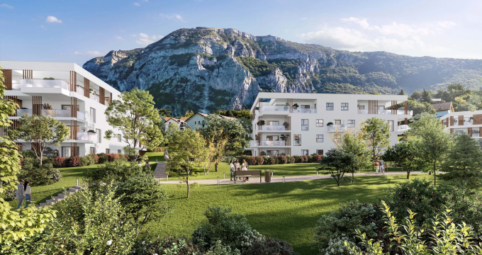 Achat / Vente appartement neuf Collonges-sous-Salève dans un parc avec vues sur le lac Léman (74160) - Réf. 9158