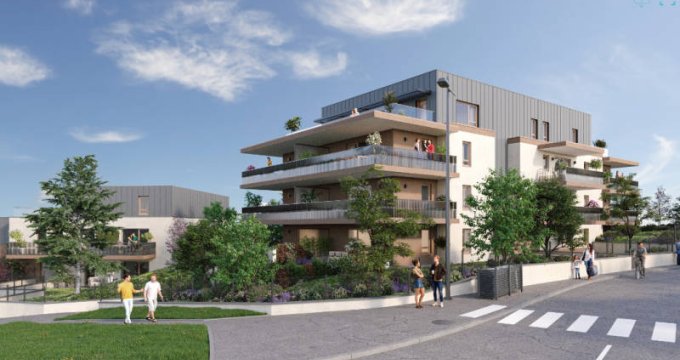 Achat / Vente appartement neuf Thonon-les-Bains à 12 min à vélo du Lac Léman (74200) - Réf. 11627