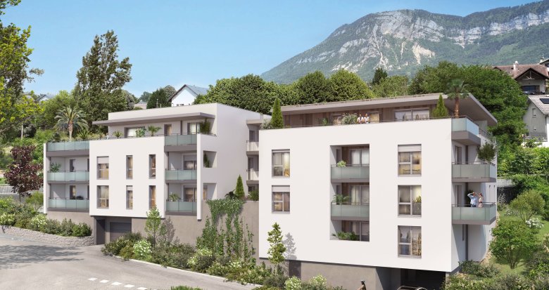 Achat / Vente appartement neuf Aix-les-Bains à 10 min en voiture du lac du Bourget (73100) - Réf. 11849