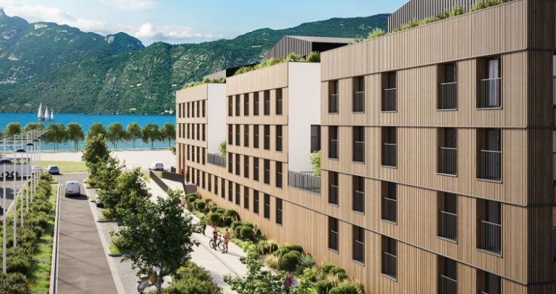 Achat / Vente appartement neuf Aix-les-Bains résidence services à 300m du port de plaisance (73100) - Réf. 10984