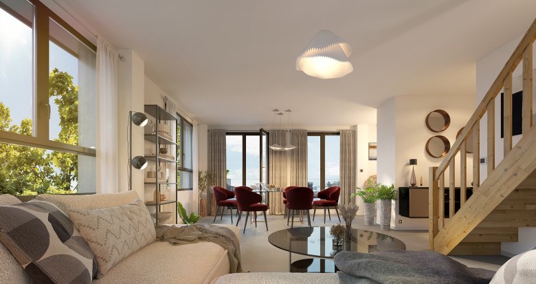 Achat / Vente appartement neuf Ambilly centre bourg à moins de 10 km de Genève (74100) - Réf. 9149