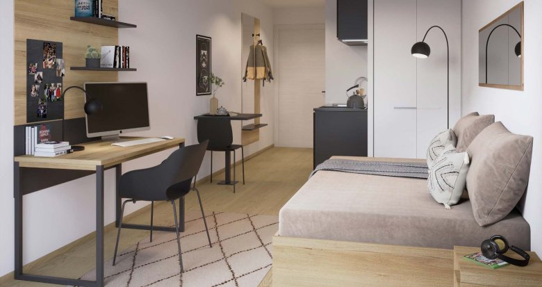 Achat / Vente appartement neuf Annecy-le-Vieux résidence étudiante proche des campus (74000) - Réf. 8601