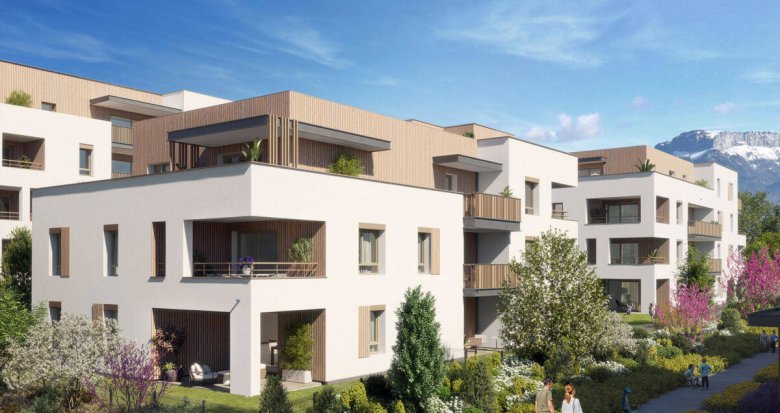 Achat / Vente appartement neuf Annecy-Pringy cœur éco quartier de Pré Billy (74000) - Réf. 11904