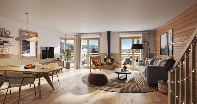 Achat / Vente appartement neuf Cluses proche des pistes de ski des Carroz-d’Arraches (74300) - Réf. 11631