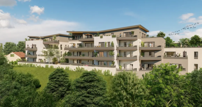 Achat / Vente appartement neuf Collonges-sous-Salève dans un parc avec vues sur le lac Léman (74160) - Réf. 9158