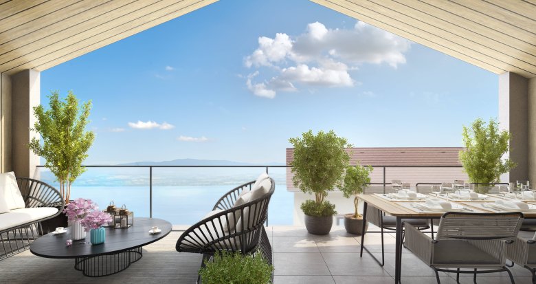 Achat / Vente appartement neuf Evian-les-Bains à 3 minutes à pied de la ligne H (74500) - Réf. 9177