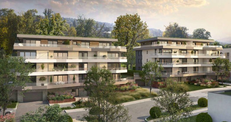 Achat / Vente appartement neuf Évian-les-Bains vues panoramiques sur le lac Léman (74500) - Réf. 10706