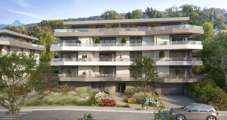 Achat / Vente appartement neuf Évian-les-Bains vues panoramiques sur le lac Léman (74500) - Réf. 10706