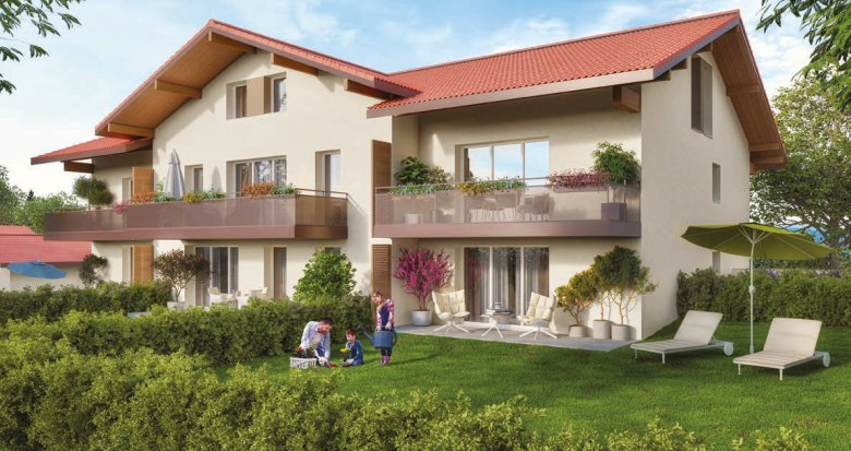 Achat / Vente appartement neuf Lully proche du Bon-en-Chablais en plein du Grand Genève (74890) - Réf. 10758