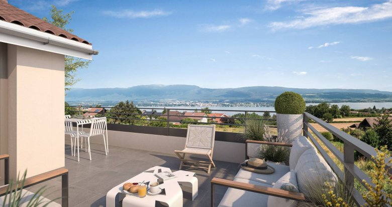 Achat / Vente appartement neuf Messery à 15 minutes à pied du lac Léman (74140) - Réf. 8872