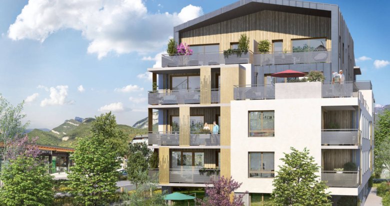 Achat / Vente appartement neuf Saint-Alban-Leysse à 15 min en voiture du lac du Bourget (73230) - Réf. 11787