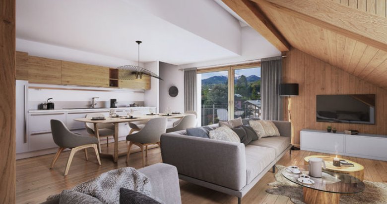 Achat / Vente appartement neuf Saint-Gervais-les-Bains résidence LMNP à 3 min à pied du Bettex (74170) - Réf. 9147